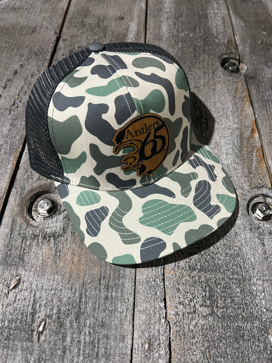 Old School Duck Camo SnapBack Hat