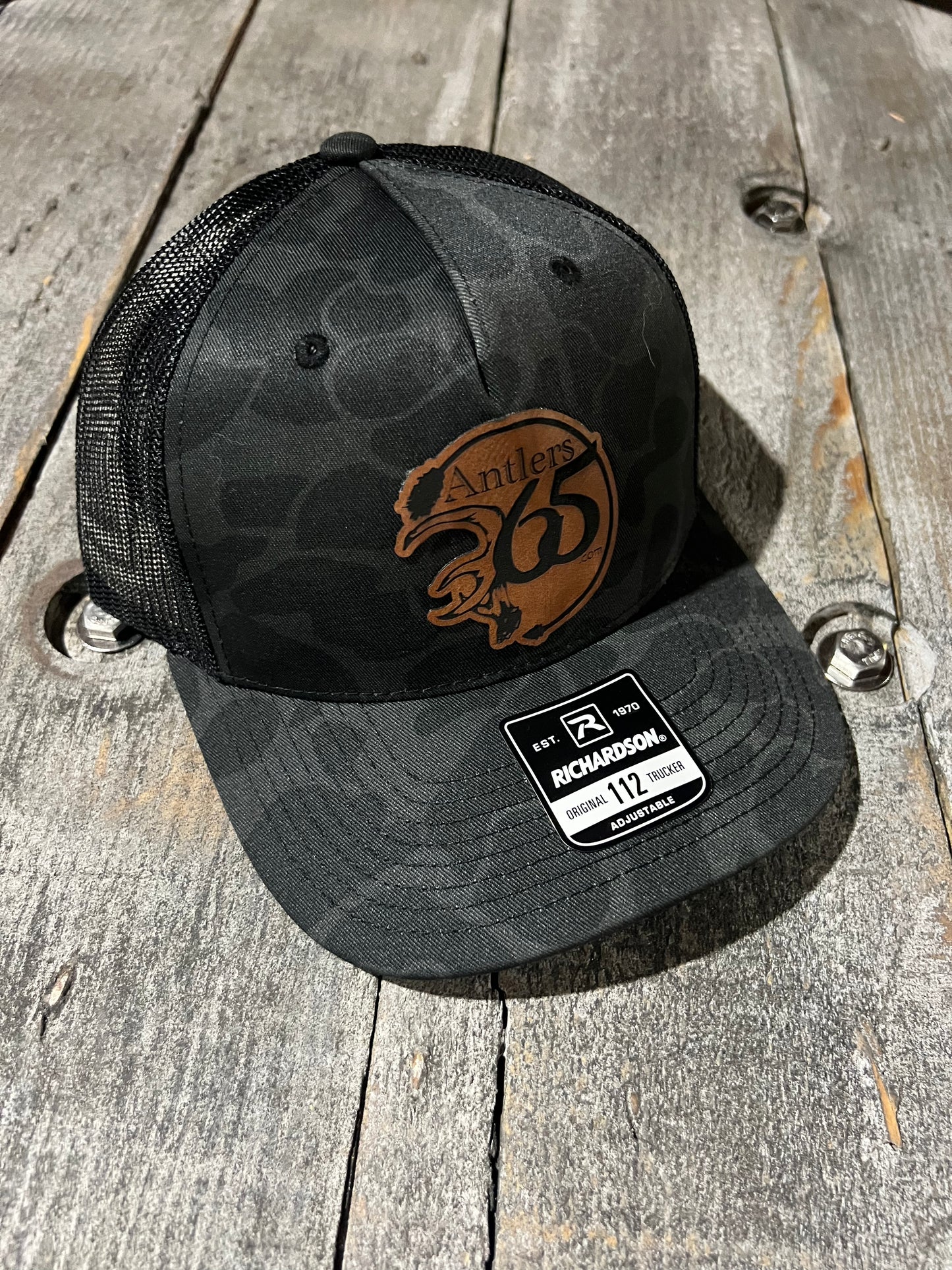 “Blackout” Edition Old School Duck Camo Hat