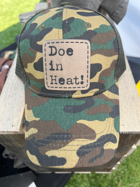 Doe in Heat-Ladies Ponytail Hat